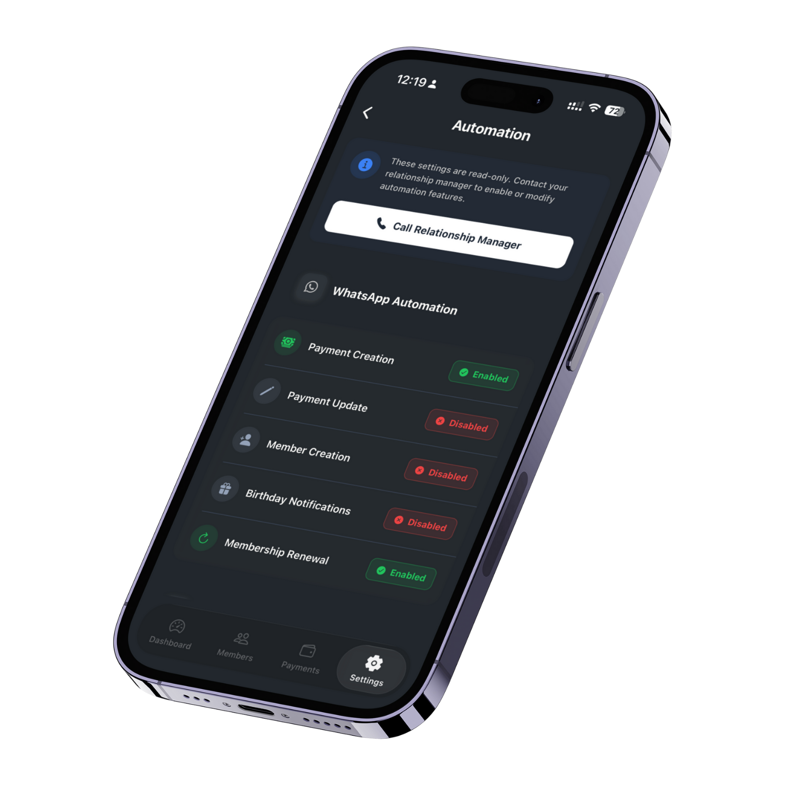 Automated WhatsApp Fee Reminders